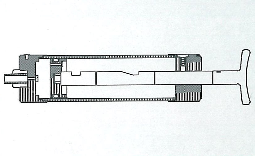 図1 真空式ガス採取器の構造