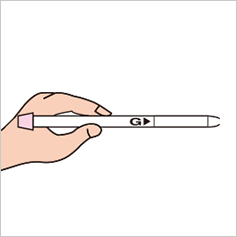 After sampling, remove the detector tube from the rubber tube holder and read the concentration of the tube.