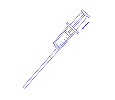 Insert the tube securely into the syringe inlet with the arrow pointing away from the syringe. Inject the sample collected in the syringe into the detector tube in 2 minutes (for No.100B) or 20 seconds (for No.2HT), and read the indication.